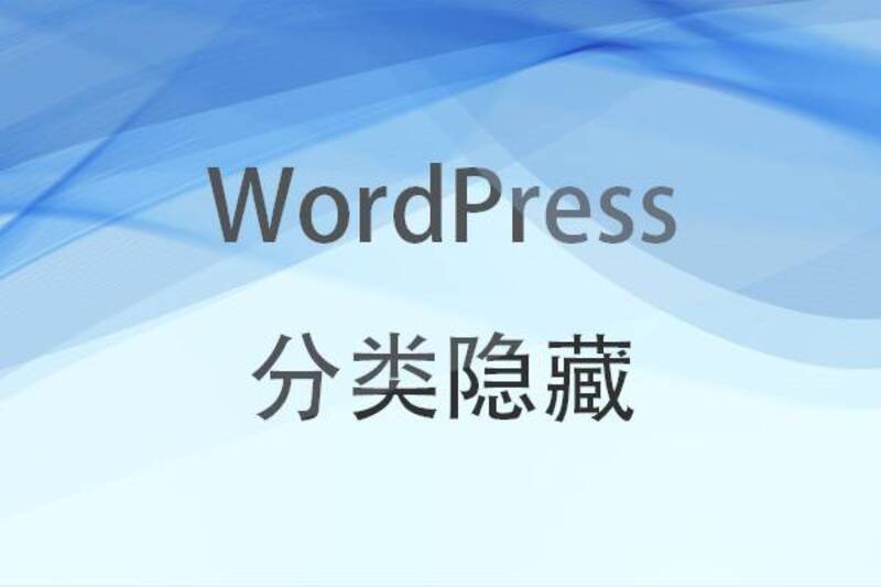 WordPress主题插件 – 分类隐藏插件-龙盟网